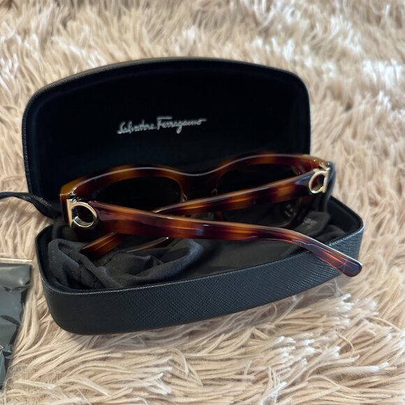 Ferragamo Tortoiseshell  Sunglasses